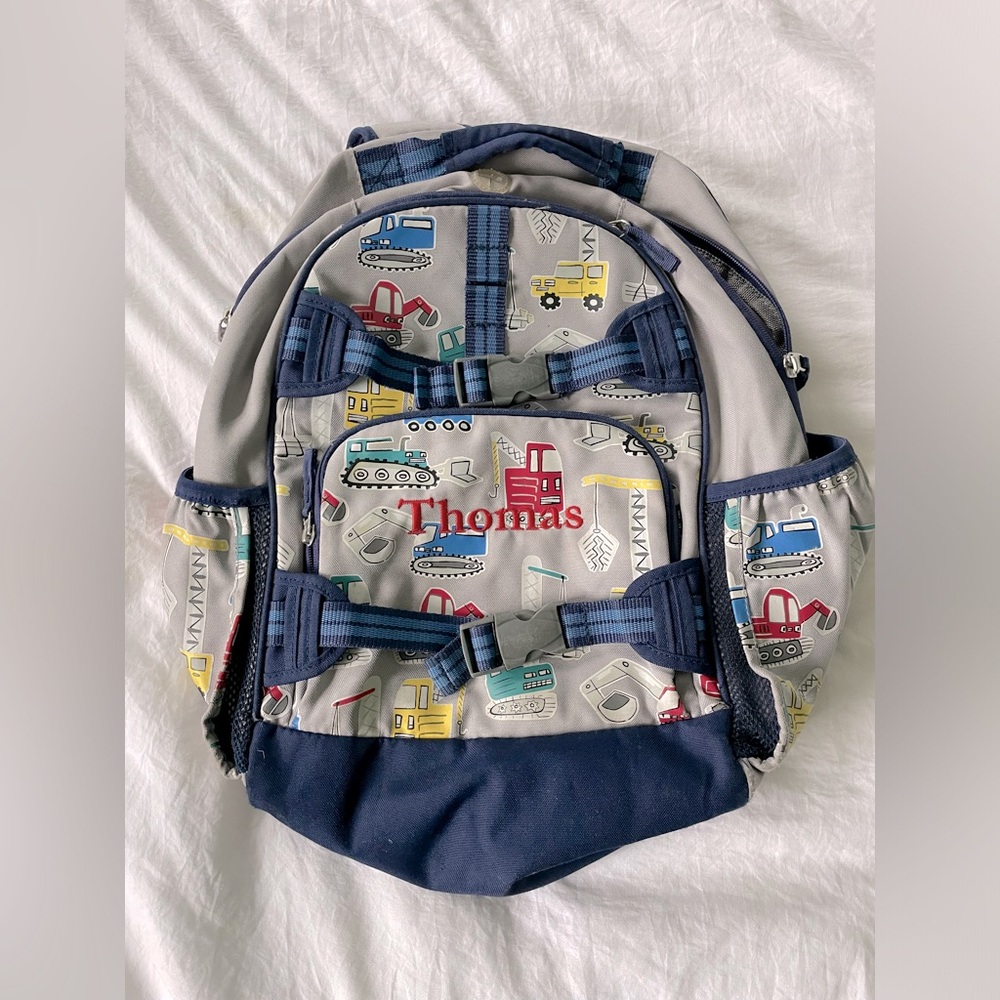 🚧Pottery Barn Kids - Lg Mackenzie Backpack - Construction Jax - Thomas